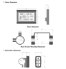 24v 36v 48v KT-LCD3 Digital LCD Display for Electric Bike