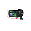 Greenpedel 24V 36V 48V KT-LCD9 Šareni zaslon s gasom