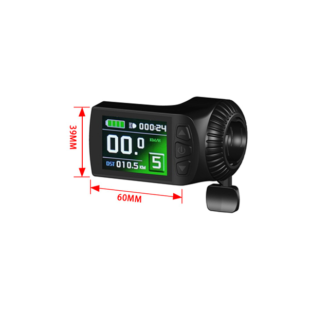 Greenpedel 24v 36v 48v KT-LCD9 Colorful Display with Throttle