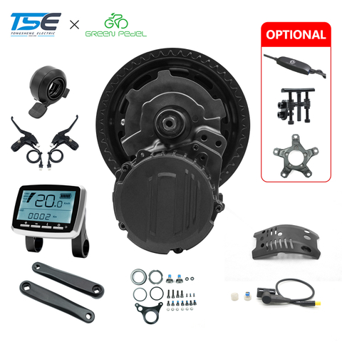 Greenpedel 48V 1000W TSDZ16 MID HORGE MOTOR SPIS S DISPITS VLCD5