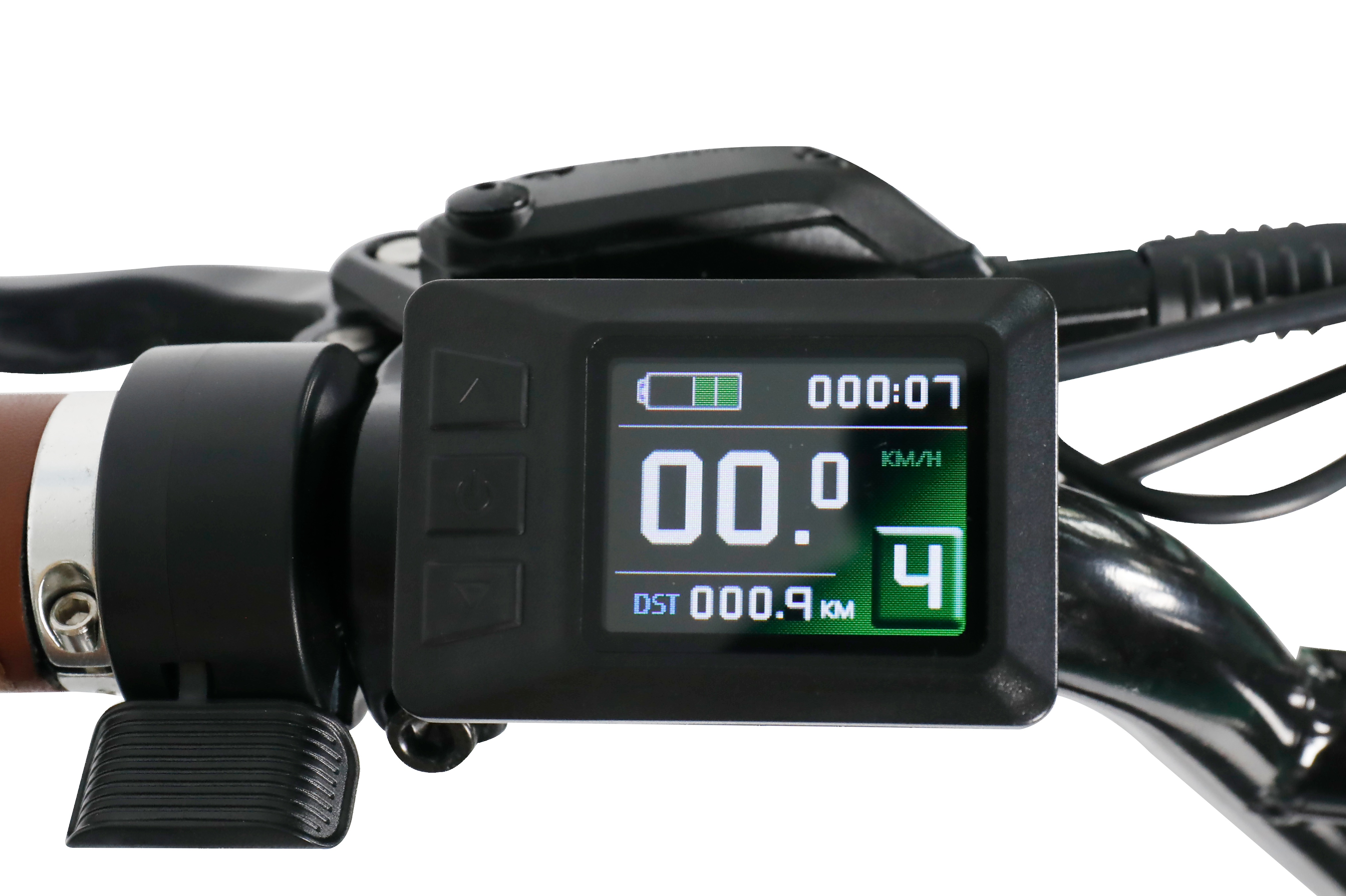 electric bike colorful display