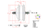 Greenpedel G104 36V 48V 350W 500W Geared Wheel Rear Wheel Electric Bike Motor