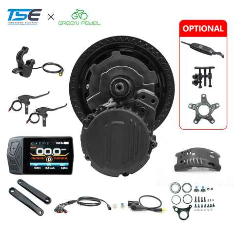 Greenpedel 48V 1000W TSDZ16 Mid Hriw Motor Kit s displejom DFL11