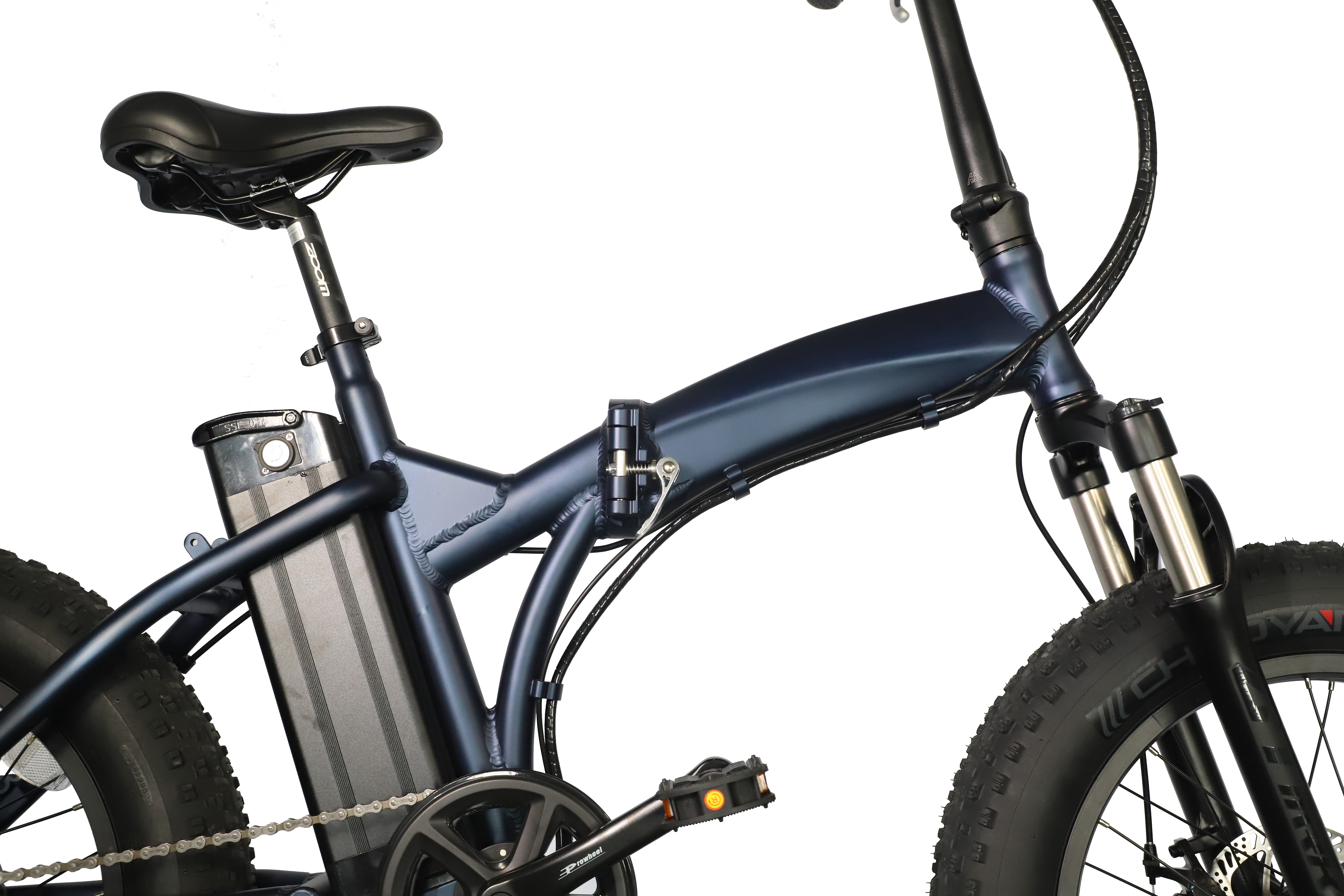 Foldable ebike frame