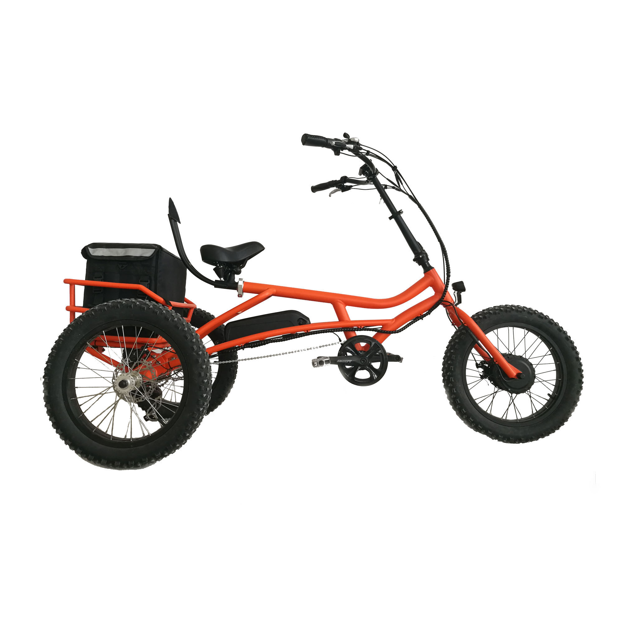 3 wheel fat tire cargo ebike