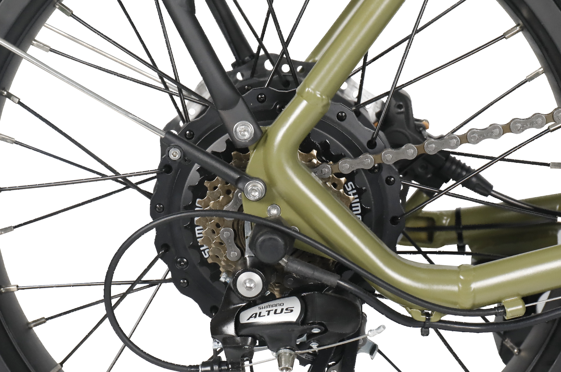 Rear wheel ebike motor