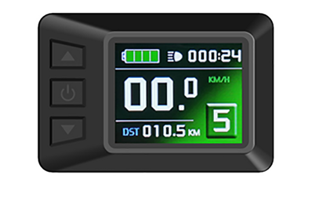 Greenpedel 24v 36v 48v KT-LCD7C Colorful LCD Display