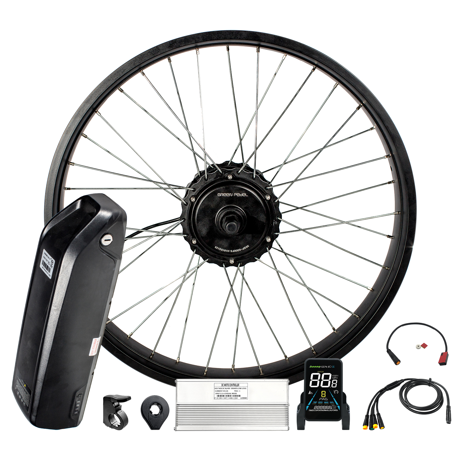 Transform Your Ride with the GreenPedel GP-G500S 48V 1000W Fat Tire E-Bike Conversion Kit
