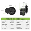 GreenPedel 48V 1000W TSDZ16 Mid Drive Motor Kit with VLCD5 display