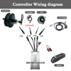 Greenpedel 36V 48V 22A 25A 9 MOSFETS SINE WAVE STATE STATE CONTROLOR ELECTRIC BIKE