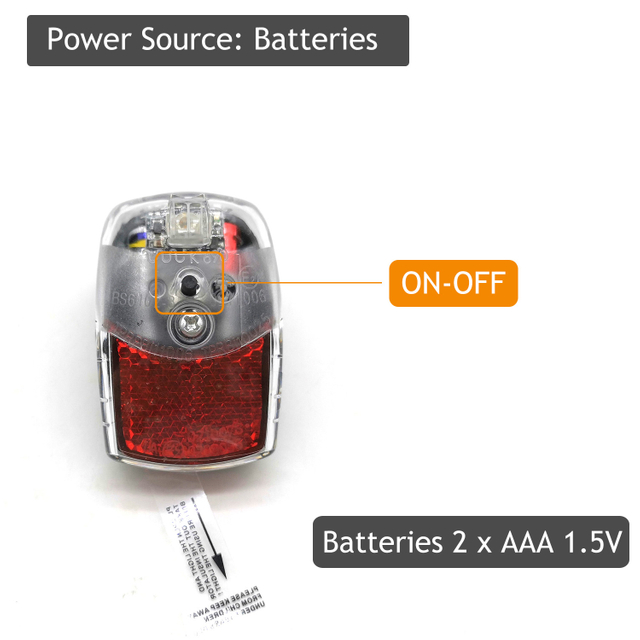 Greenpedel Spanninga Pixeo E Bike Rear LED Light