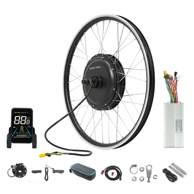 52v 2000w High Torque Hub Motor Electric Bike Kits