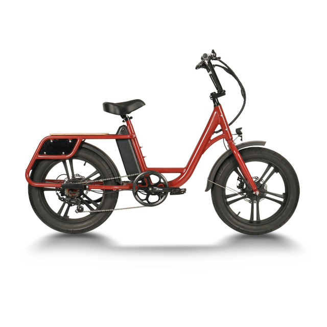 fat tire electric cargo bicycle