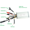 Greenpedel 36V 48V 22A 25A 9 MOSFETS SINE WAVE STATE STATE CONTROLOR ELECTRIC BIKE