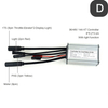 36V 15A 6 MOSFETS elektromos kerékpárvezérlő