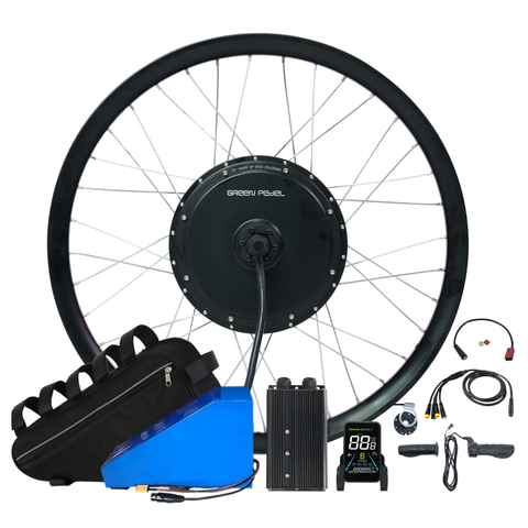 GreenPedel GP-D45 High Speed and Quality 72V 3000W E-Bike Conversion Kits