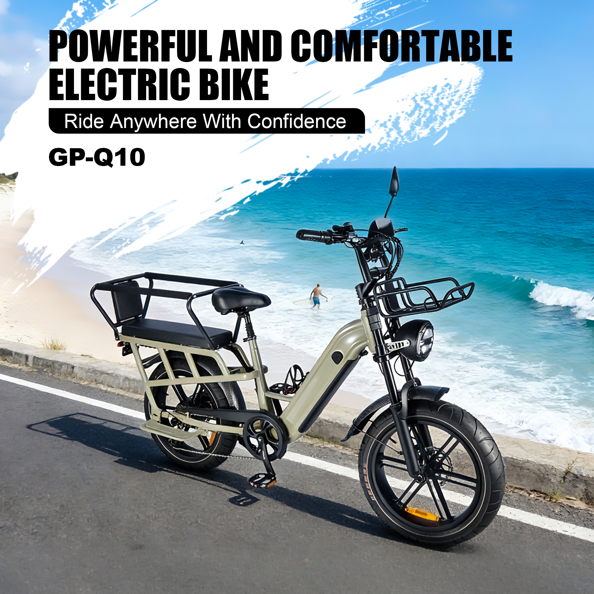 GP-Q10 Electric Cargo Bike: The Heavy-Duty Workhorse for B2B Urban Logistics & Fleet Operations